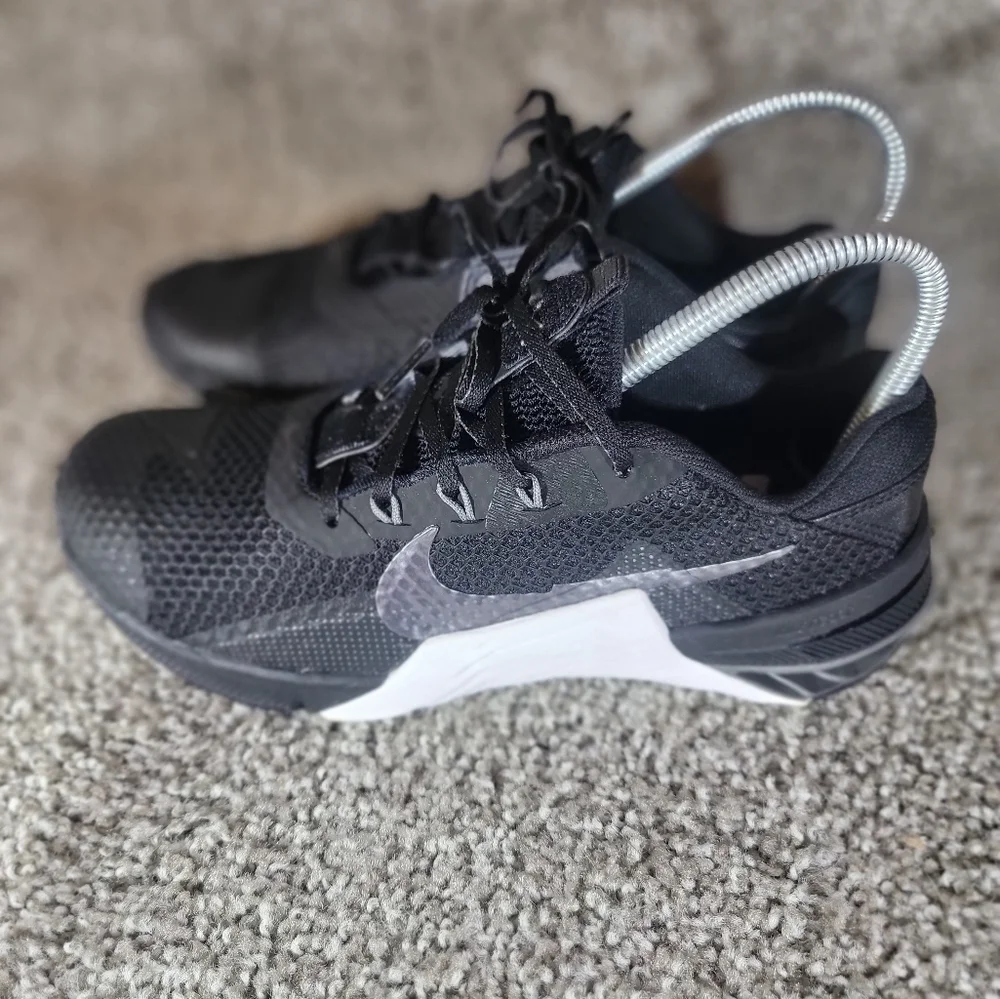 Women's Nike Metcon 7 Trainers Black Dark Gray - Picture 3 of 9